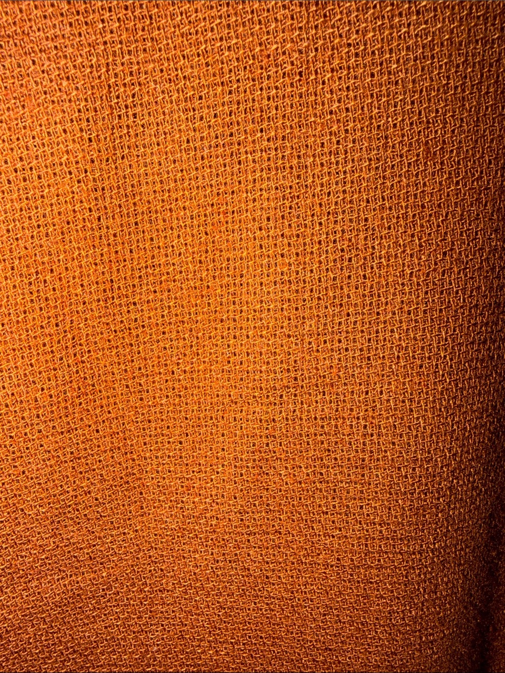 Liz Baker Rust Button-Front V-Neck Top - Picture 3 of 8